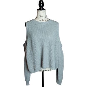 Open Edit Sweater Size XL Grey